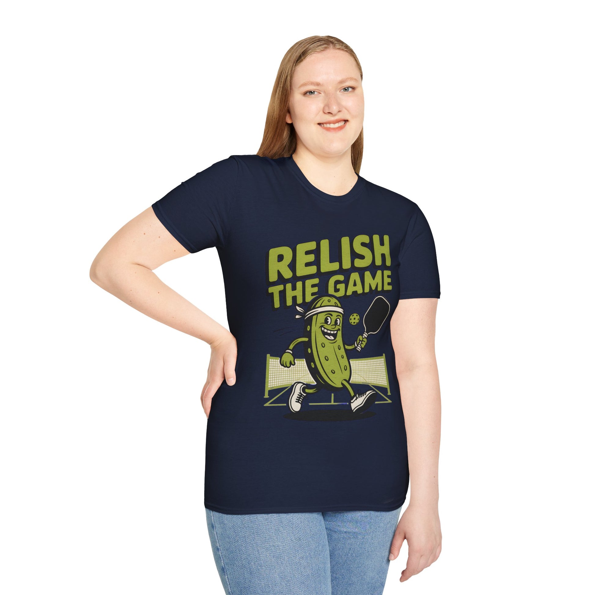 Funny Pickleball T-Shirt - Relish The Game Punny Sports Humor Tee