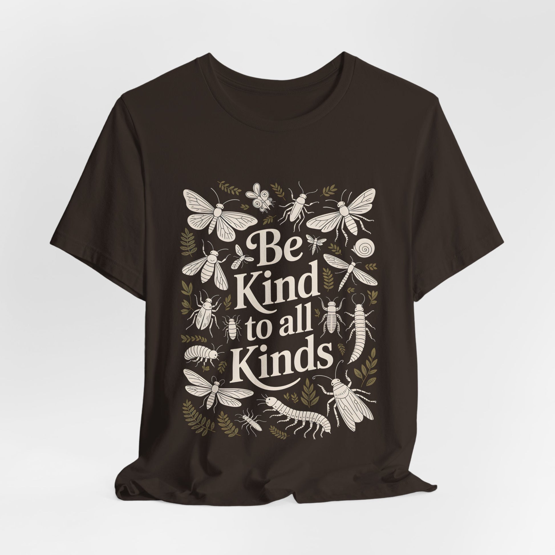 Be Kind to All Kinds TShirt - Insect Lover Tee - Bella Canvas 3001