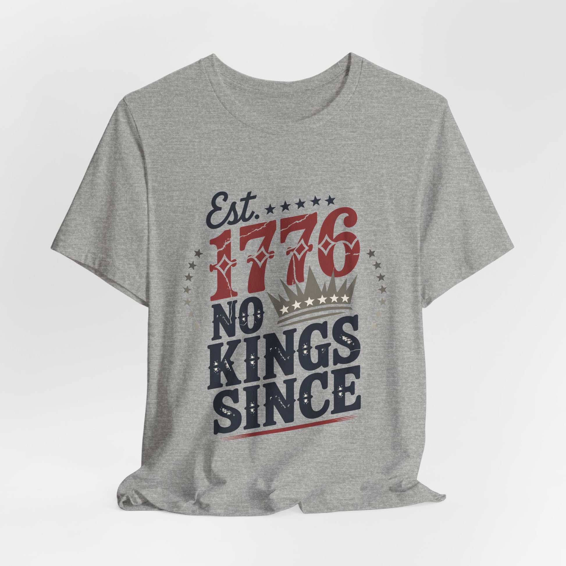 No Kings in America Shirt - Vintage 1776 Protest Tee