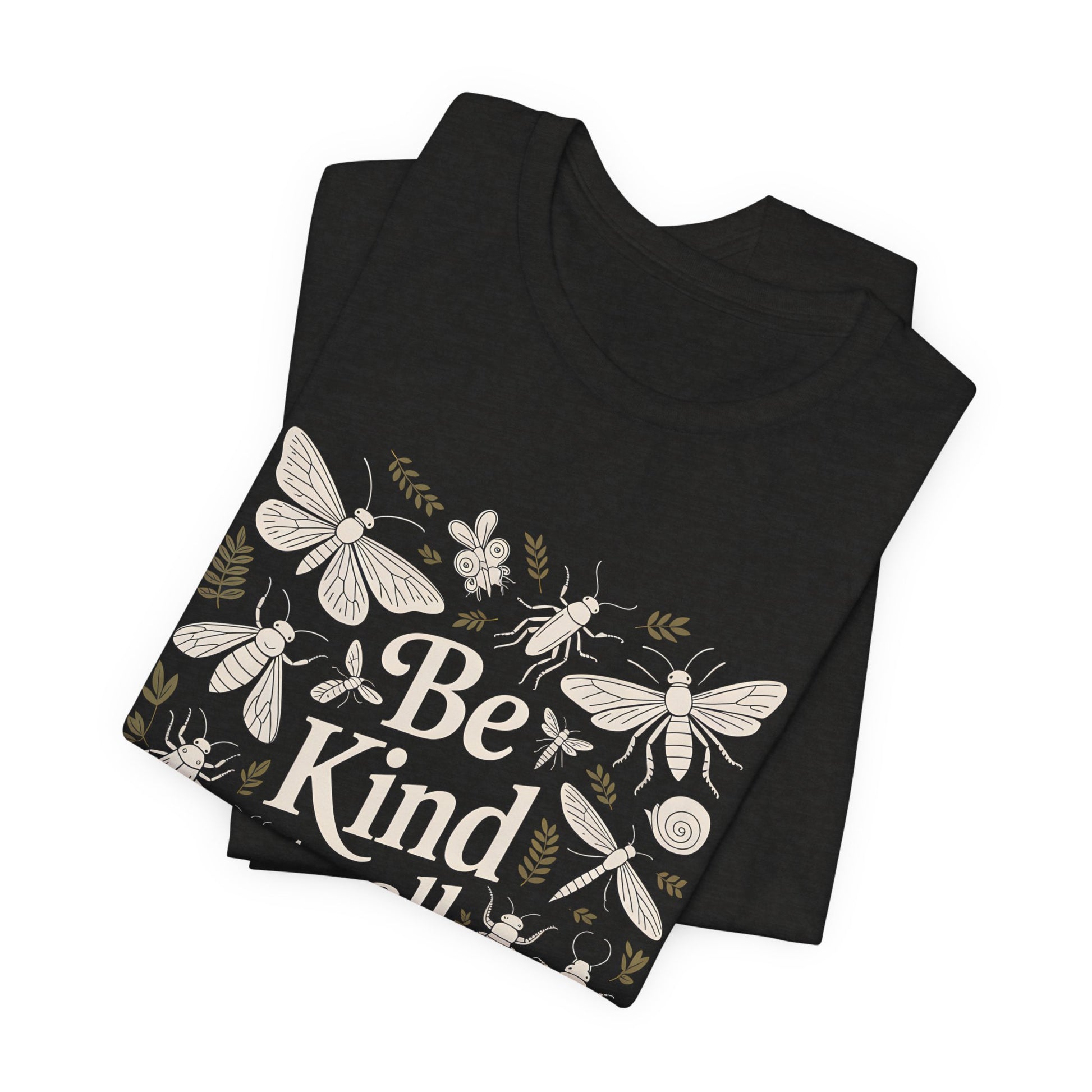 Be Kind to All Kinds TShirt - Insect Lover Tee - Bella Canvas 3001