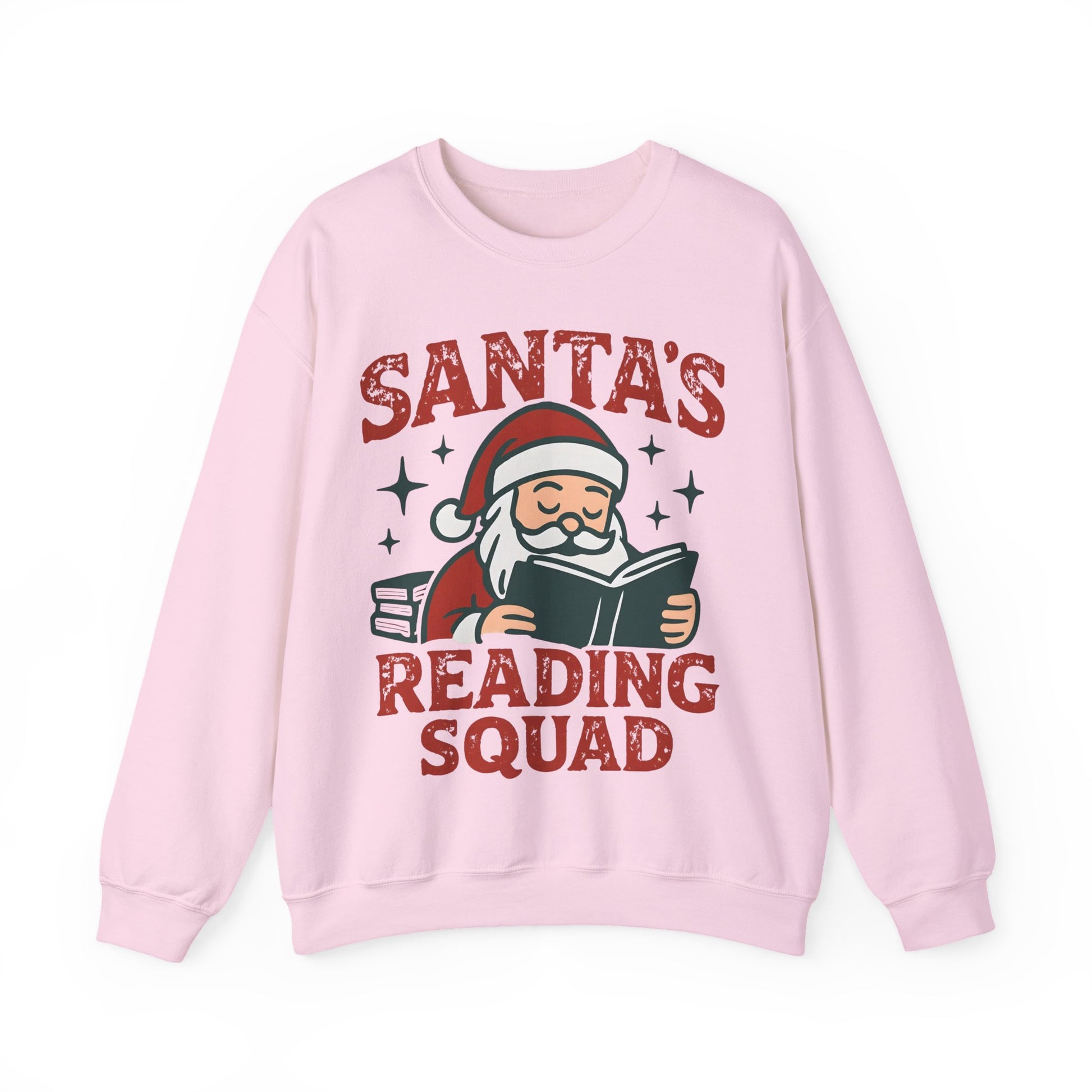 Santa's Reading Squad Sweatshirt | Christmas Holiday Book Lover Pullover