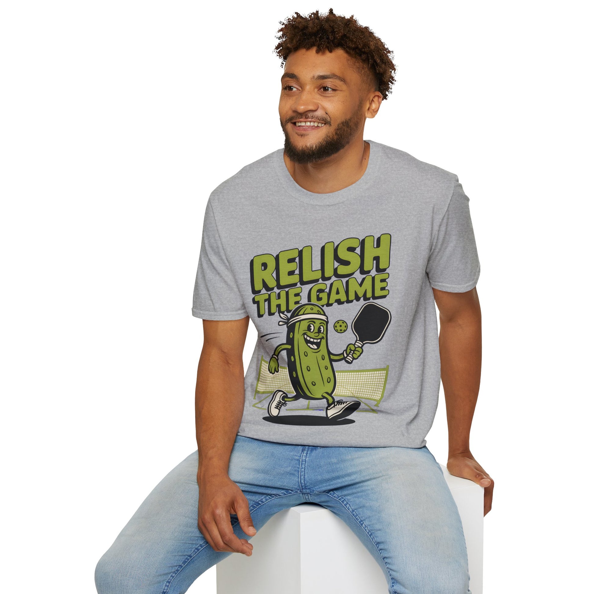 Funny Pickleball T-Shirt - Relish The Game Punny Sports Humor Tee